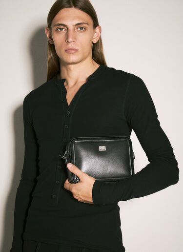 皮革迷你手袋 Dolce & Gabbana 皮革迷你手袋 黑色 dol0158010