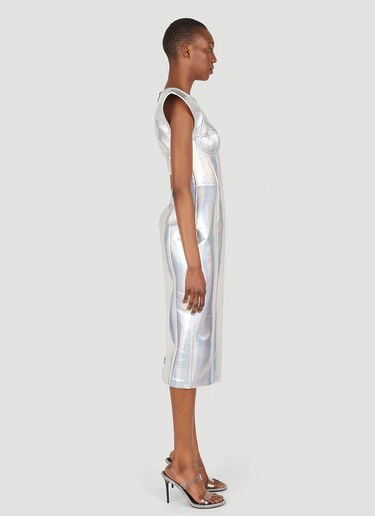 Metallic Bustier Dress Dolce & Gabbana Metallic Bustier Dress Silver dol0246027
