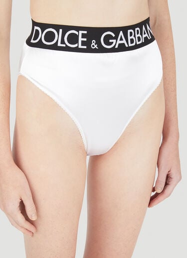 Logo Band Briefs Dolce & Gabbana Logo Band Briefs White dol0246051