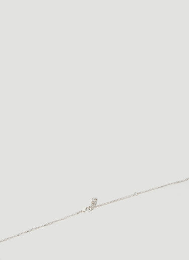 Dolce & Gabbana Kim Cross Necklace Silver dol0252028