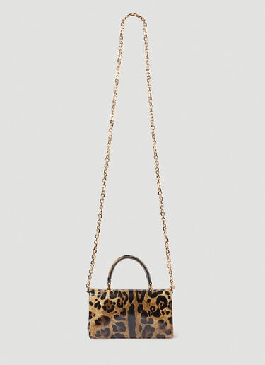 Dolce & Gabbana DG 걸즈 미니 핸드백 브라운 dol0254016