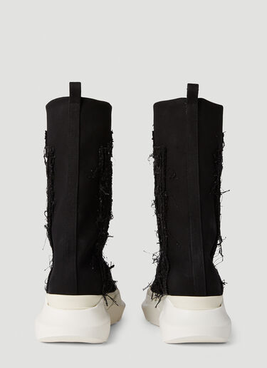 Slashed Fogachine Boots Rick Owens DRKSHDW Slashed Fogachine Boots Black drk0152017