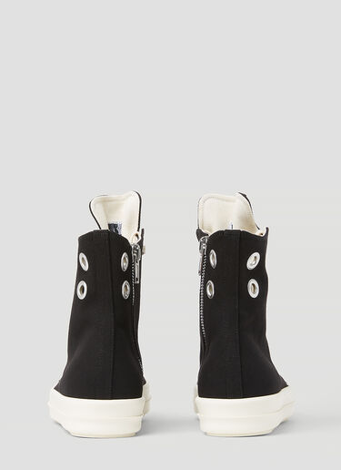 Rick Owens DRKSHDW Denim High Top Sneakers Black drk0154017
