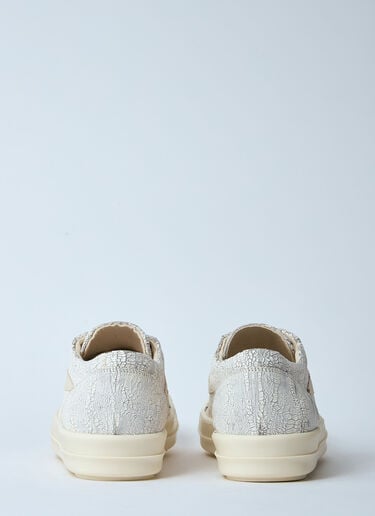 Rick Owens DRKSHDW 코팅 마감 빈티지 스니커즈 화이트 drk0160020