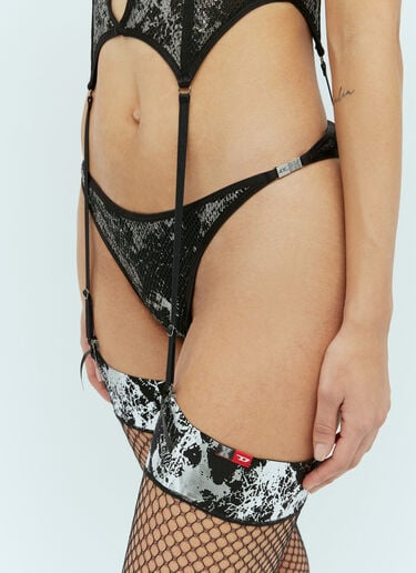 SAVAGE X DIESEL Fishnet-String Briefs Black dsf0258012