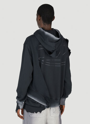 Diesel S-스트라후프 후드 스웨트셔츠 블랙 dsl0152028