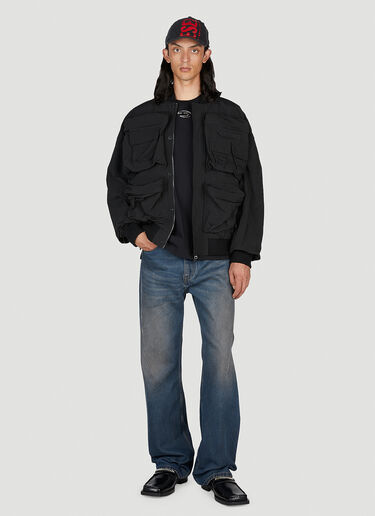 J-Stain Bomber Jacket Diesel J-Stain Bomber Jacket Black dsl0153007