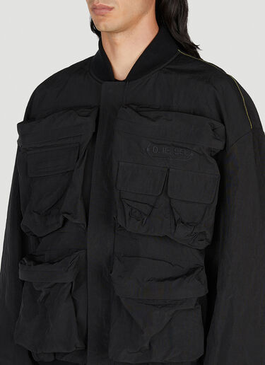 J-Stain Bomber Jacket Diesel J-Stain Bomber Jacket Black dsl0153007
