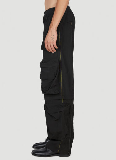 Diesel P-스테인드 카고 팬츠 블랙 dsl0153008