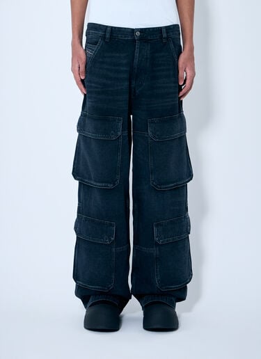 Diesel D-터치-카고 팬츠  블루 dsl0159011