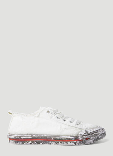 S-Athos Distressed Sneakers Diesel S-Athos Distressed Sneakers White dsl0253030