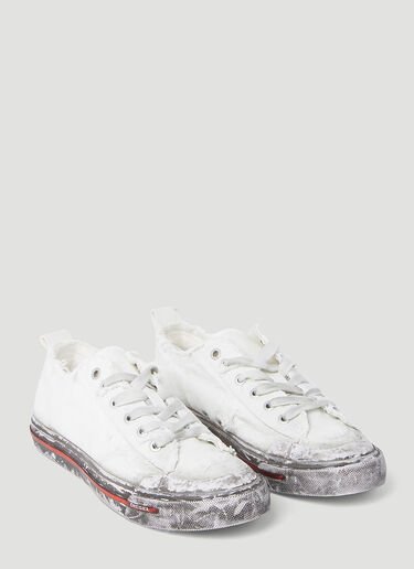 S-Athos Distressed Sneakers Diesel S-Athos Distressed Sneakers White dsl0253030
