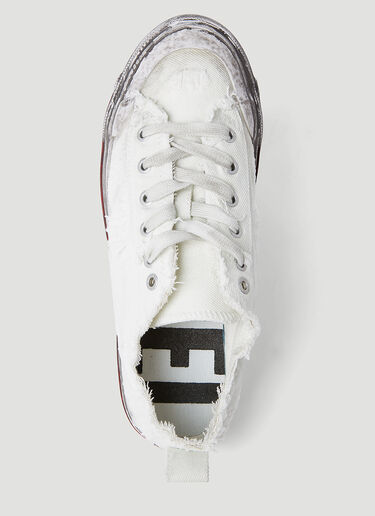 S-Athos Distressed Sneakers Diesel S-Athos Distressed Sneakers White dsl0253030