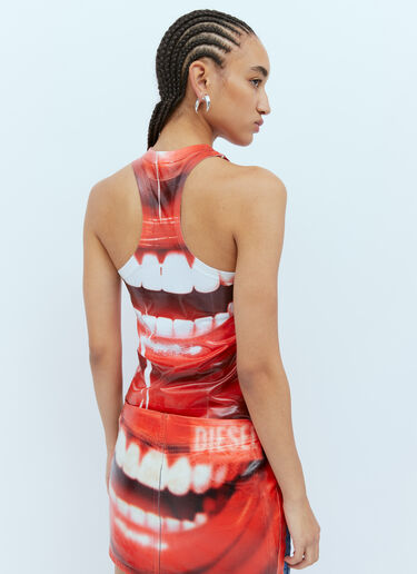 T-Finisi Coated Tank Top Diesel T-Finisi Coated Tank Top Red dsl0254025