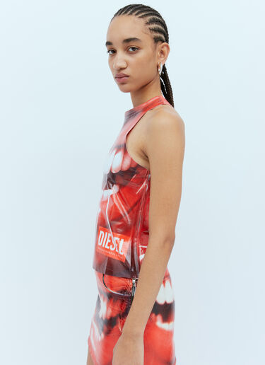 T-Finisi Coated Tank Top Diesel T-Finisi Coated Tank Top Red dsl0254025