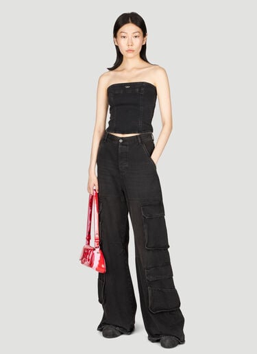 D-Sire-Cargo-D Jeans Diesel D-Sire-Cargo-D Jeans Black dsl0255027