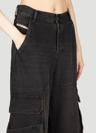D-Sire-Cargo-D Jeans Diesel D-Sire-Cargo-D Jeans Black dsl0255027