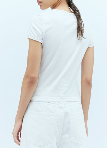Diesel T-Uncutie-Long-N19 티셔츠 화이트 dsl0256009