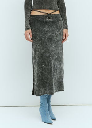 Diesel O-Rossi Midi Skirt Grey dsl0257011