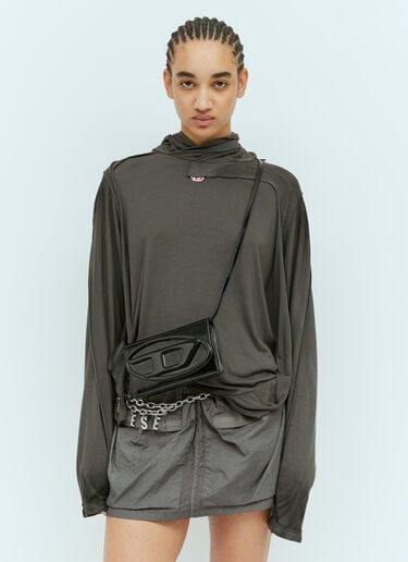 1DR ウォレットストラップクラッチ Diesel 1DR ウォレットストラップクラッチ ブラック dsl0257041