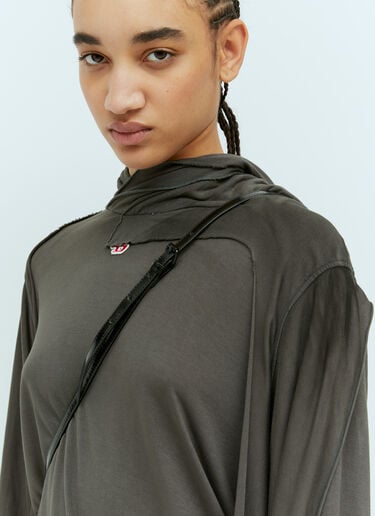 1DR ウォレットストラップクラッチ Diesel 1DR ウォレットストラップクラッチ ブラック dsl0257041