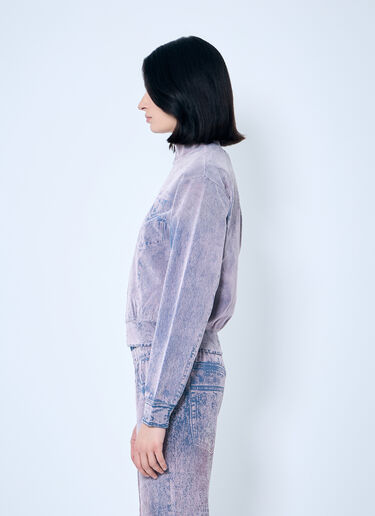 Diesel Fスリット ジップアップスウェットシャツ  ピンク dsl0259009