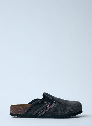 Diesel D-우드스탁 슬립온 슈즈  블랙 dsl0259027