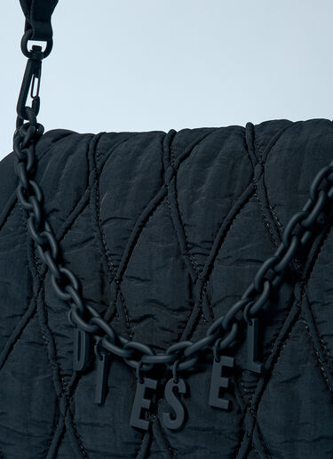 Charm-D Medium Shoulder Bag Diesel Charm-D Medium Shoulder Bag Black dsl0259044