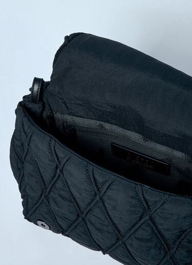 Diesel Charm-D Medium Shoulder Bag Black dsl0259044