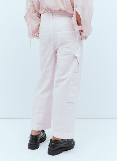 Dries Van Noten 트윌 카고 팬츠 핑크 dvn0154009