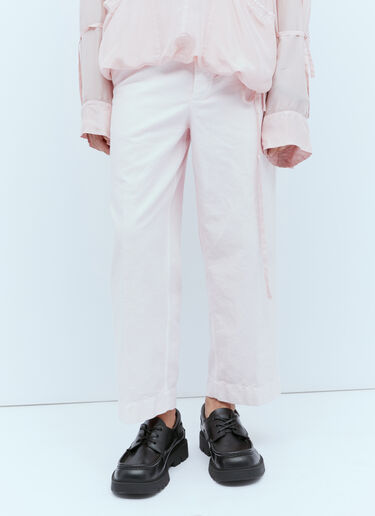 Dries Van Noten 트윌 카고 팬츠 핑크 dvn0154009