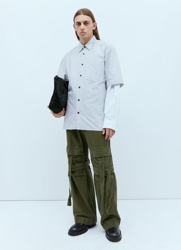 Double Sleeve Shirt Dries Van Noten Double Sleeve Shirt Grey dvn0154015