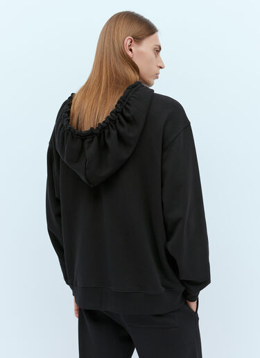 Dries Van Noten 드로스트링 후드 스웨트셔츠 블랙 dvn0154020