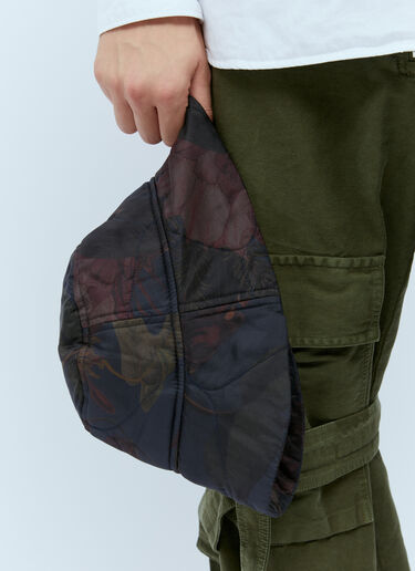 플라워 버킷 햇 Dries Van Noten 플라워 버킷 햇 네이비 dvn0154034