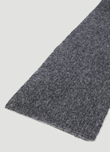 Dries Van Noten 柔软针织围巾 灰色 dvn0154036