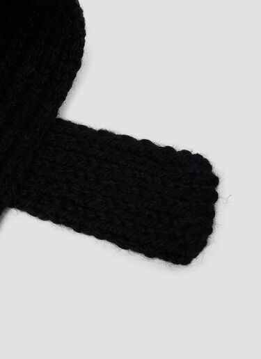 Knit Mougette Beanie Hat Dries Van Noten Knit Mougette Beanie Hat Black dvn0154037