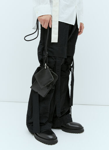 가죽 폰 파우치 & 카드홀더 Dries Van Noten 가죽 폰 파우치 & 카드홀더 블랙 dvn0154043