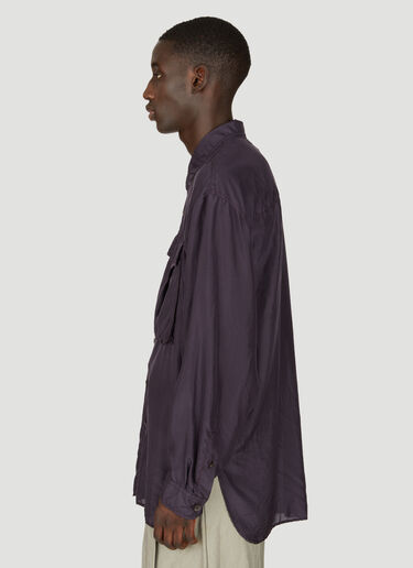 Patch Pockets Silk Shirt Dries Van Noten Patch Pockets Silk Shirt Purple dvn0156016