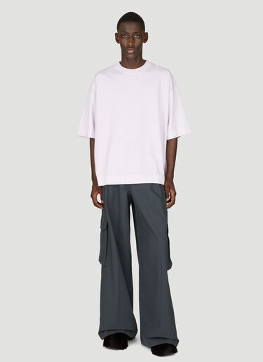 오버사이즈 티셔츠 Dries Van Noten 오버사이즈 티셔츠 라일락 dvn0156022