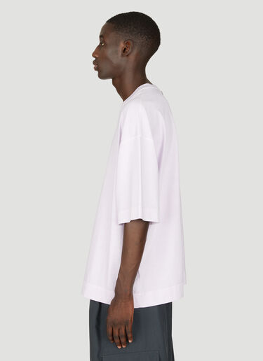 오버사이즈 티셔츠 Dries Van Noten 오버사이즈 티셔츠 라일락 dvn0156022