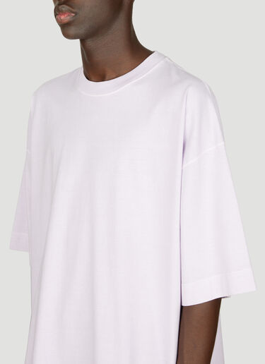 오버사이즈 티셔츠 Dries Van Noten 오버사이즈 티셔츠 라일락 dvn0156022