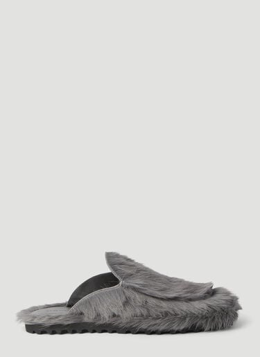 马毛穆勒鞋 Dries Van Noten 马毛穆勒鞋 灰色 dvn0156032