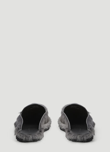 Dries Van Noten 马毛穆勒鞋  灰色 dvn0156032