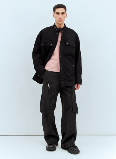 抽绳工装裤 Dries Van Noten 抽绳工装裤 黑色 dvn0158010