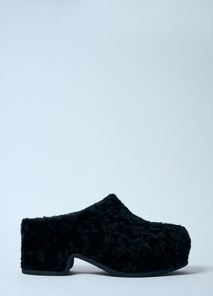 Dries Van Noten 셰르파 클로그 블랙 dvn0158028