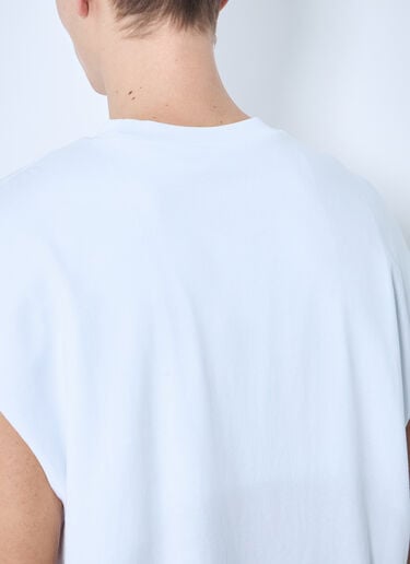 Dries Van Noten 드롭 숄더 티셔츠  화이트 dvn0160020