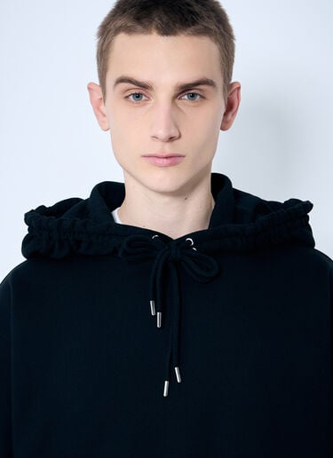 ハクセル フードスウェットシャツ Dries Van Noten ハクセル フードスウェットシャツ ブラック dvn0160023