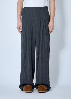 Dries Van Noten 주름진 정장 팬츠  그레이 dvn0160027