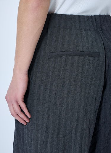 Dries Van Noten Crinkle Suit Pants Grey dvn0160027