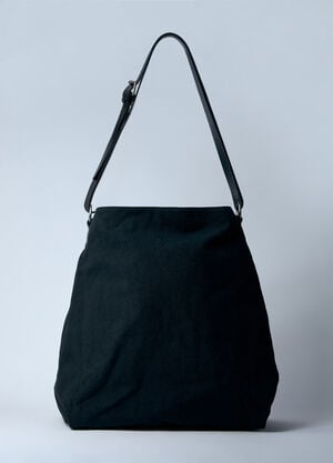 Dries Van Noten Canvas Shoulder Bag Black dvn0160038